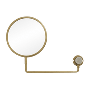 Tesia gold metal magnifying wall mirror - Nordal - The Cool Republic