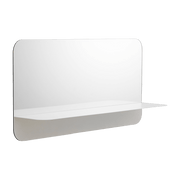 Miroir mural horizontal blanc Horizon blanc - Normann Copenhagen - The Cool Republic