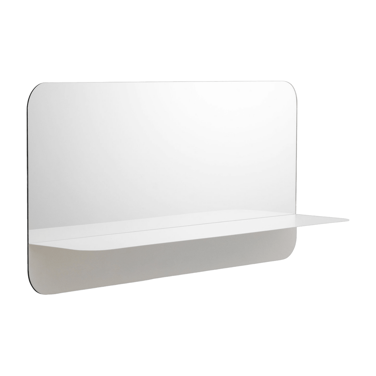 Miroir mural horizontal blanc Horizon blanc - Normann Copenhagen - The Cool Republic