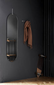 Miroir mural noir 133 cm Tall Wall - Moebe
