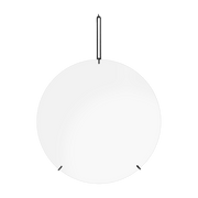 Miroir mural noir 50 cm - Moebe - The Cool Republic
