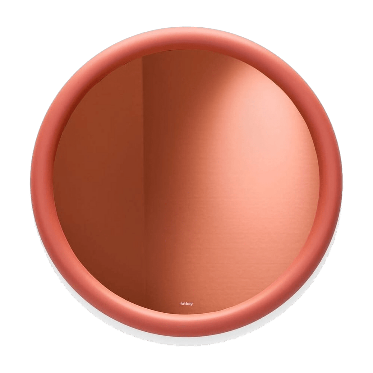 Miroir mural rond en mousse souple terracotta 60cm Mirage Halo - Fatboy - The Cool Republic