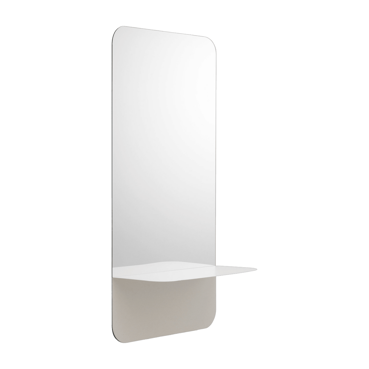 Miroir mural vertical blanc Horizon blanc - Normann Copenhagen - The Cool Republic