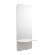Miroir mural vertical blanc Horizon blanc - Normann Copenhagen - The Cool Republic