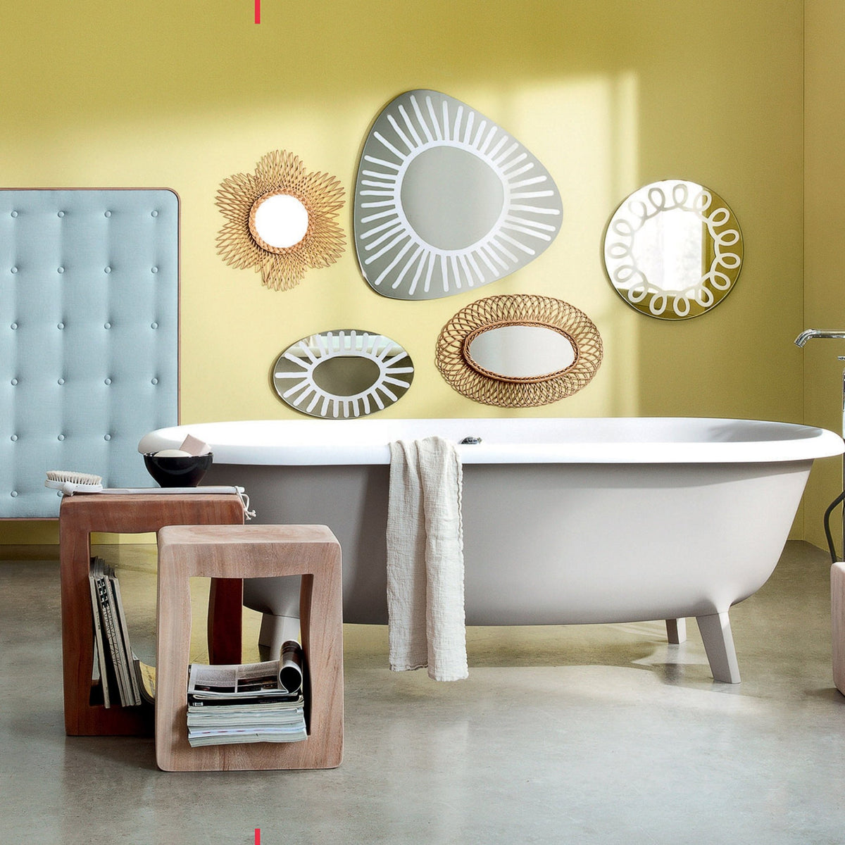 Miroir oval Brick 96 - Gervasoni - The Cool Republic
