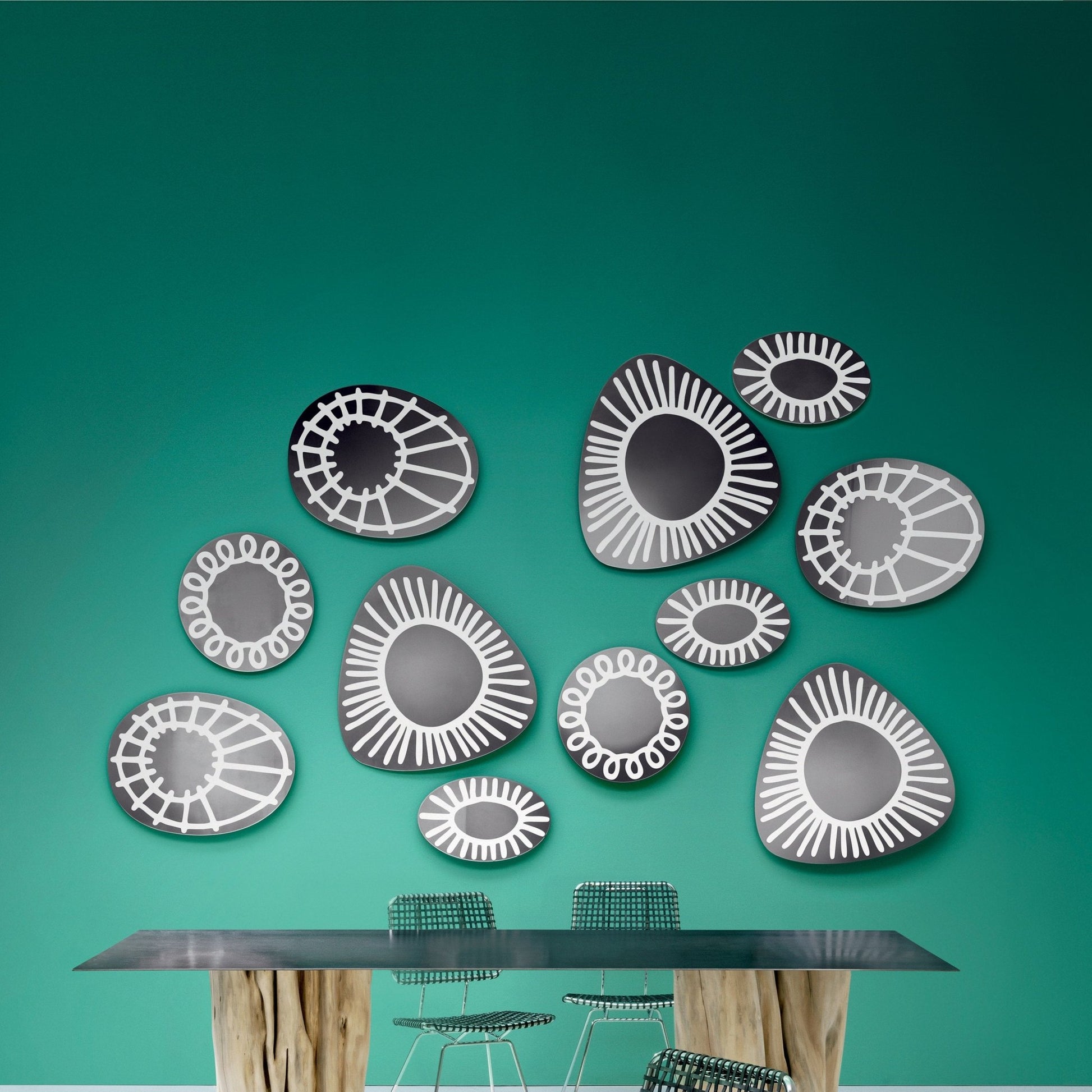Miroir oval Brick 97 - Gervasoni - The Cool Republic