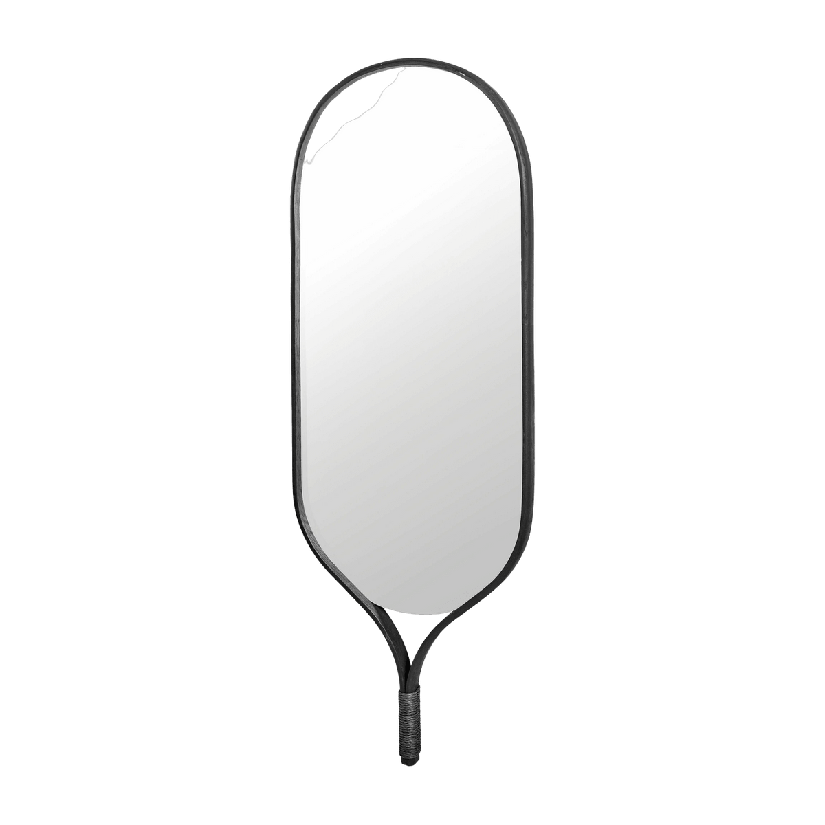 Miroir oval en chêne noir Racquet - Bolia - The Cool Republic