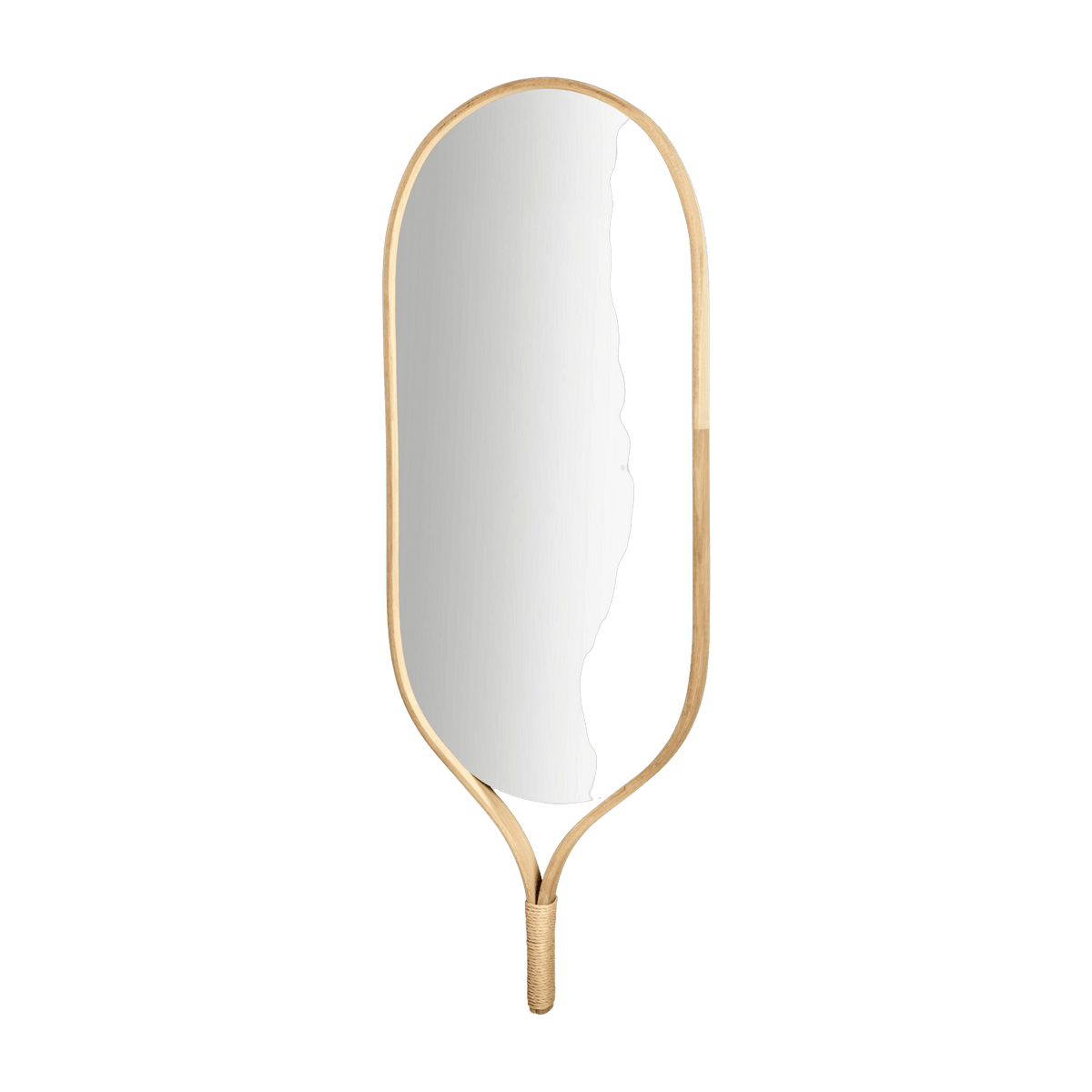 Miroir oval en chêne Racquet - Bolia - The Cool Republic