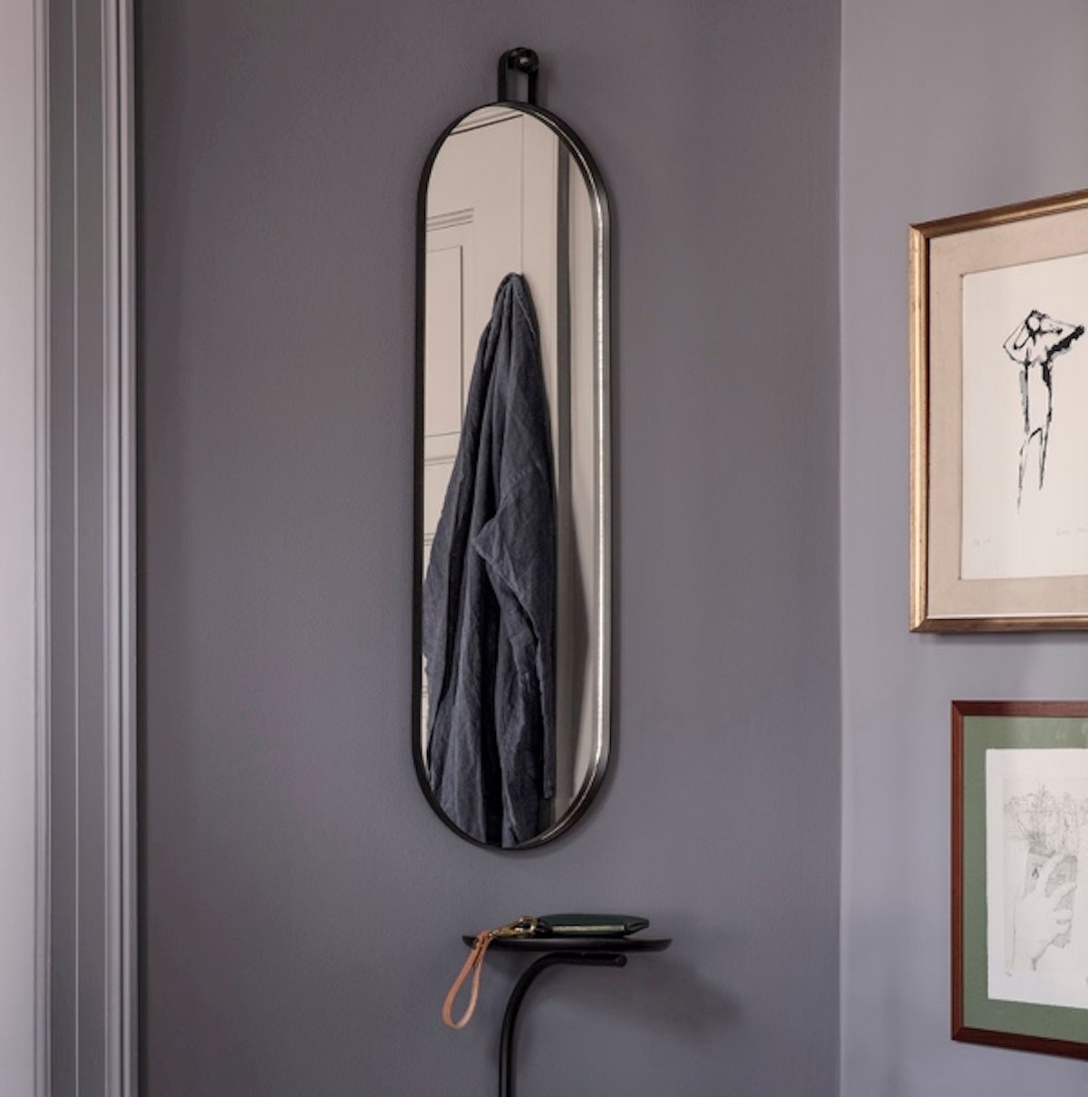 Miroir Oval Poise - Ferm Living - The Cool Republic