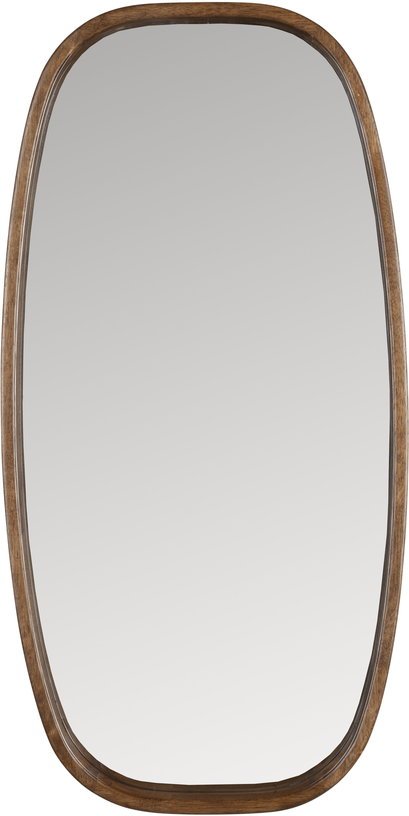 Miroir ovale en bois d’hévéa 80x40cm Sorella - The Cool Republic - The Cool Republic