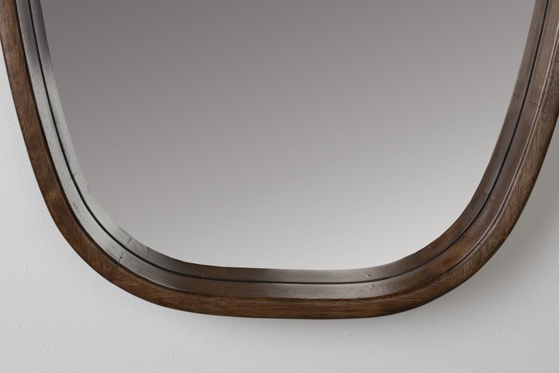 Miroir ovale en bois d’hévéa 80x40cm Sorella - The Cool Republic - The Cool Republic