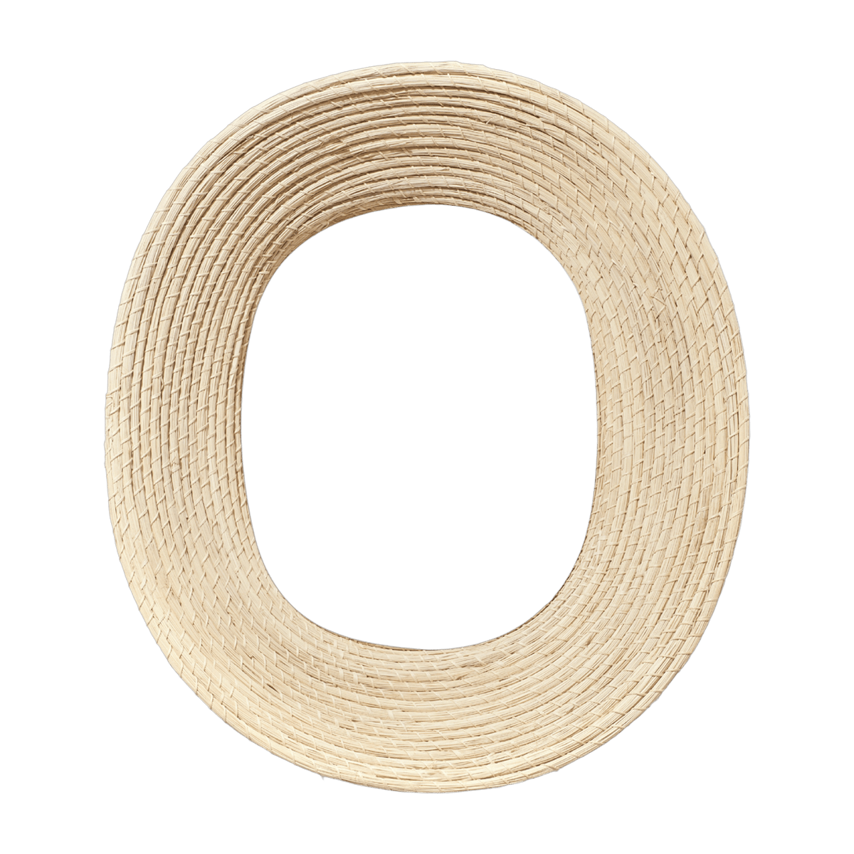 Miroir ovale en palmier naturel Killa - Ames - The Cool Republic