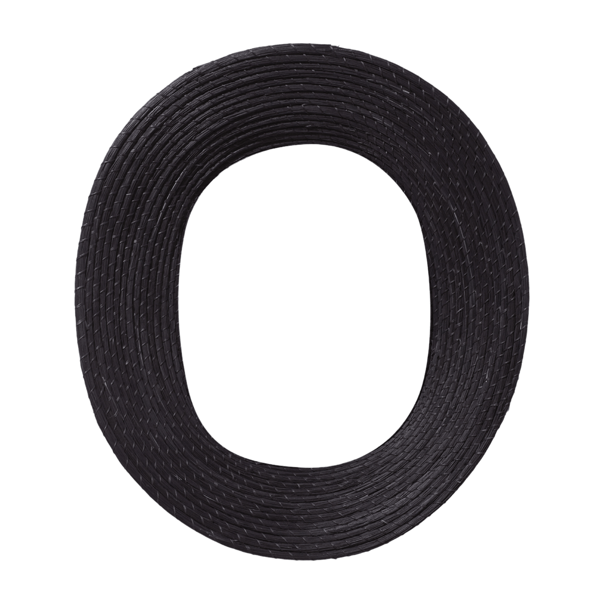 Miroir ovale en palmier noir Killa - Ames - The Cool Republic