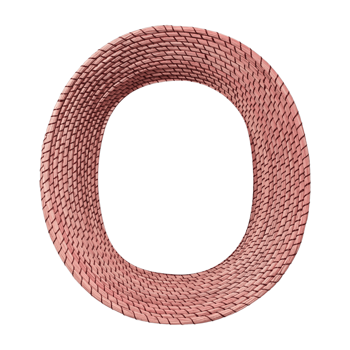 Miroir ovale en palmier rose Killa - Ames - The Cool Republic
