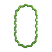Miroir ovale zigzag vert - &Klevering - The Cool Republic