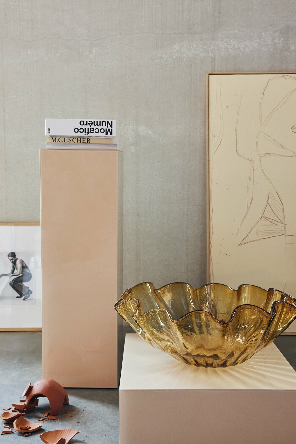 Miroir pilier L Nude - HKLIVING - The Cool Republic
