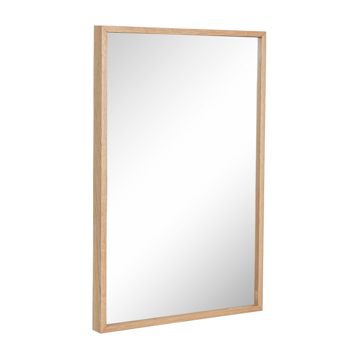 Miroir rectangulaire en bois de chêne Depth - Hübsch - The Cool Republic