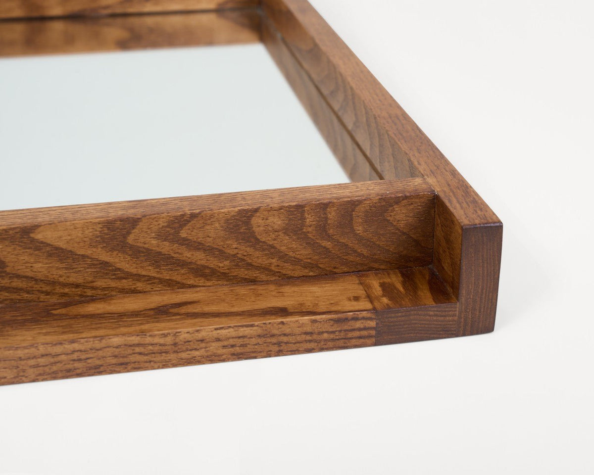 Miroir rectangulaire en bois de frêne miel 45,8 x 4,8 x 71,2 cm Symmetry - Frama - The Cool Republic