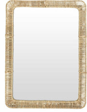 Miroir rectangulaire en feuille de palmier 90 x 65 cm - Cosydar - The Cool Republic