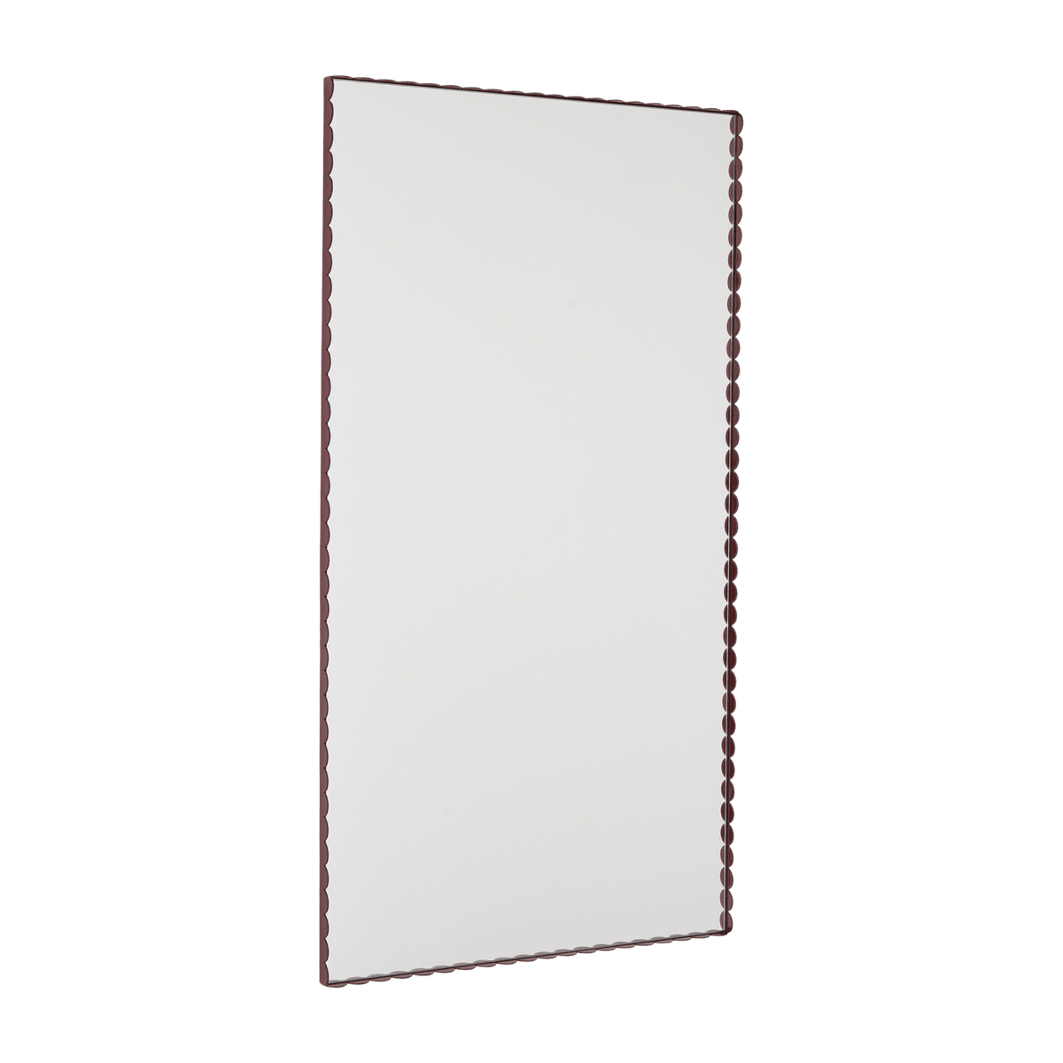Miroir rectangulaire l bordeaux 72,5 x 133,5 cm Arcs - HAY - The Cool Republic