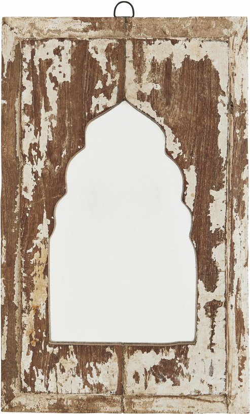 Miroir réutilisé avec un cadre en bois - Madam Stoltz - The Cool Republic