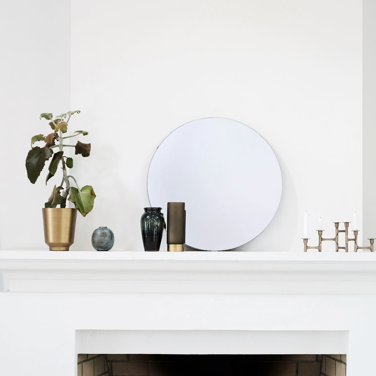 Miroir rond 80 cm Walls - House Doctor - The Cool Republic