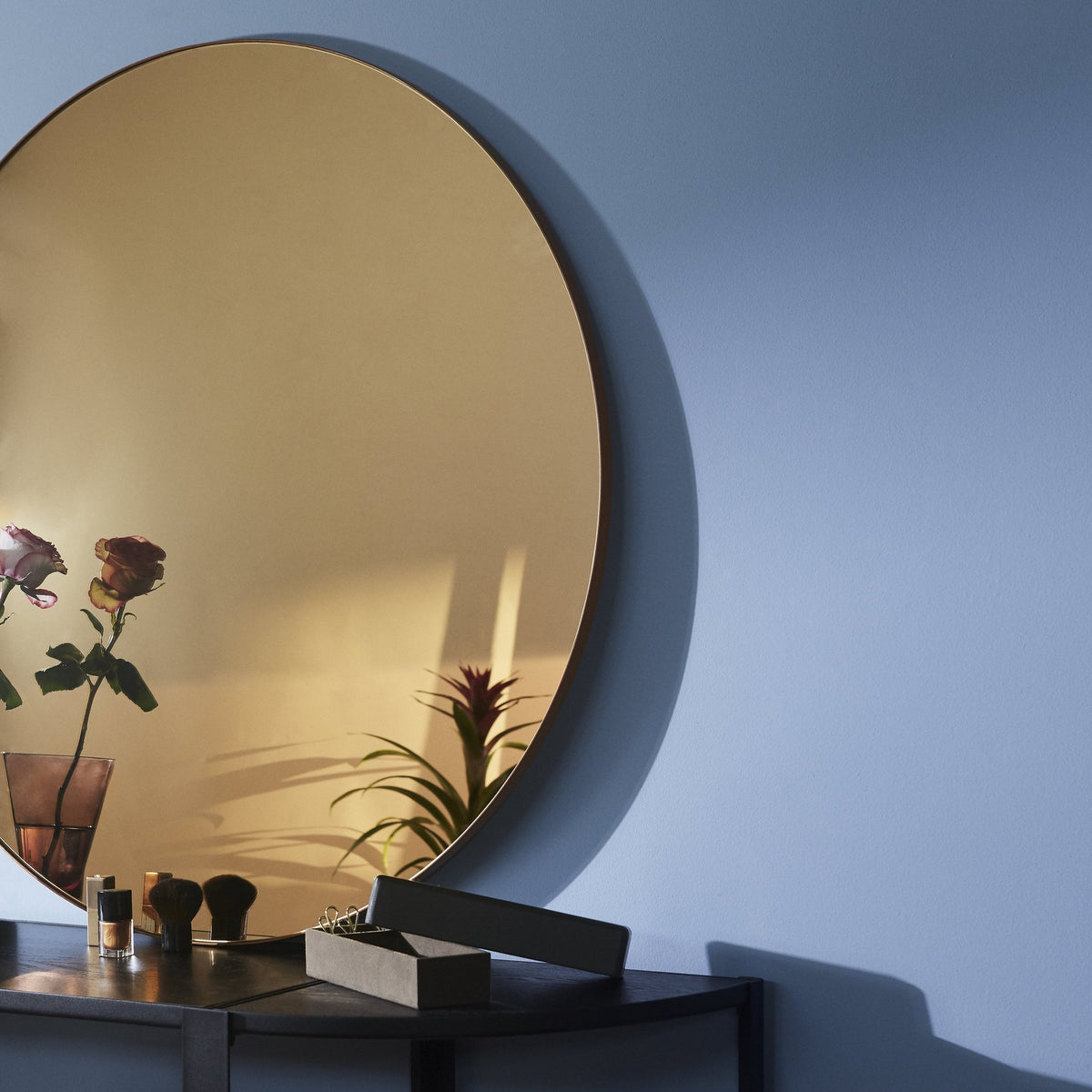 Miroir rond ambre 90 cm Circum - AYTM - The Cool Republic