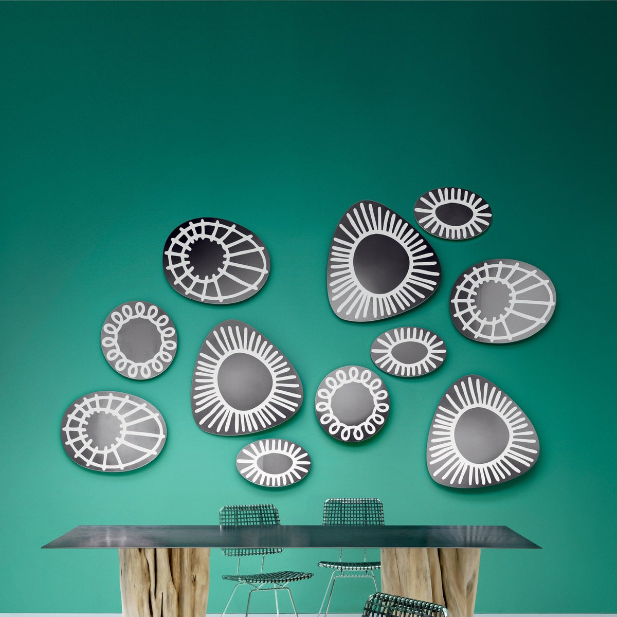 Miroir rond Brick 99 - Gervasoni - The Cool Republic