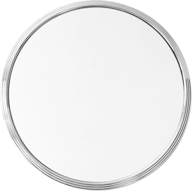 Miroir rond en acier chrome 46cm Sillon SH4 - &tradition - The Cool Republic