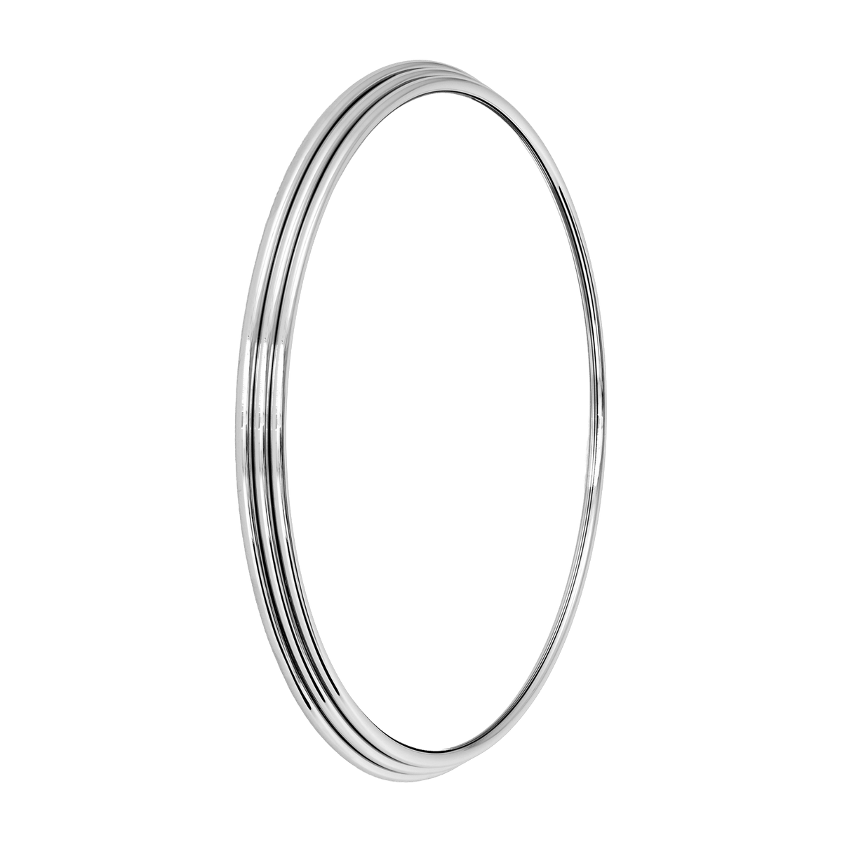 Miroir rond en acier chrome 46cm Sillon SH4 - &tradition - The Cool Republic