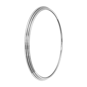 Miroir rond en acier chrome 46cm Sillon SH4 - &tradition - The Cool Republic