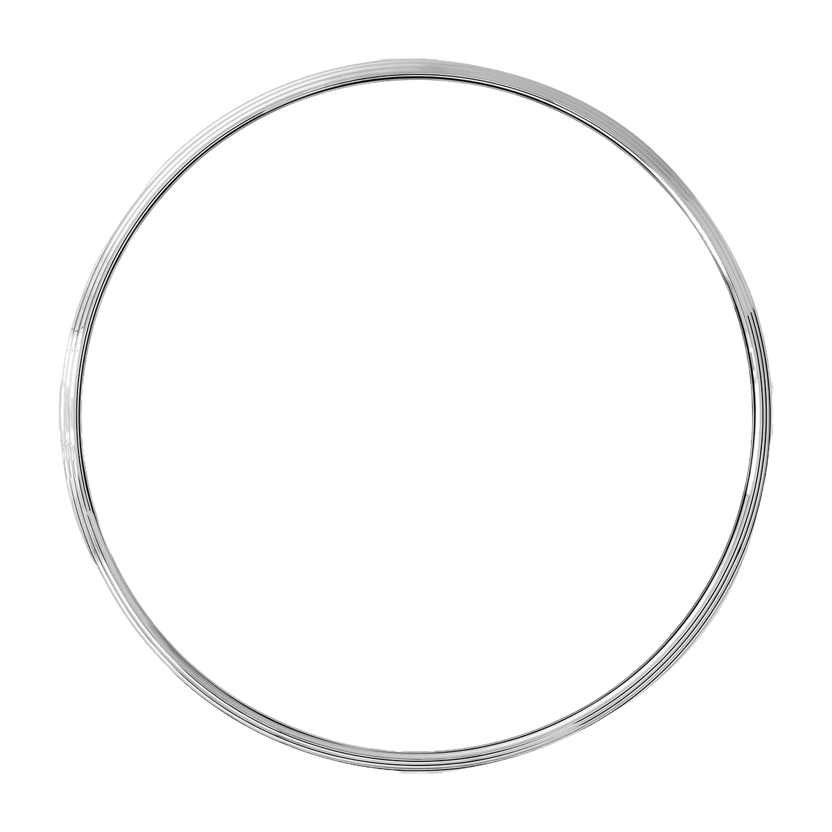 Miroir rond en acier chrome 66cm Sillon SH5 - &tradition - The Cool Republic