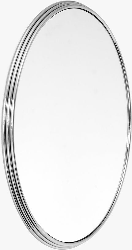 Miroir rond en acier chrome 66cm Sillon SH5 - &tradition - The Cool Republic