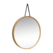 Miroir rond en bambou - Hübsch - The Cool Republic