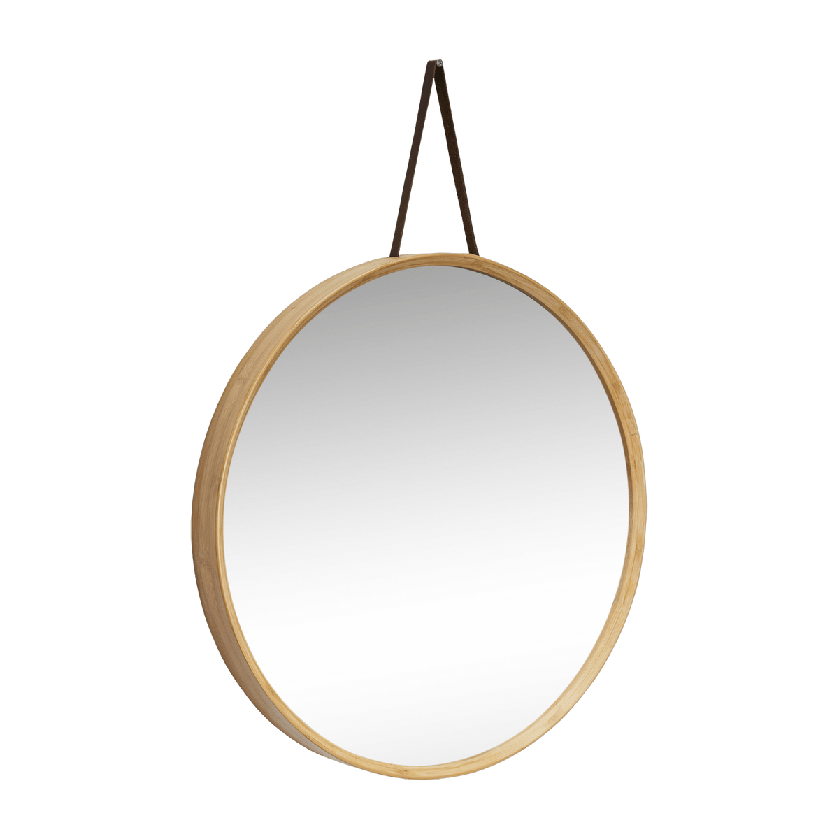 Miroir rond en bambou - Hübsch - The Cool Republic