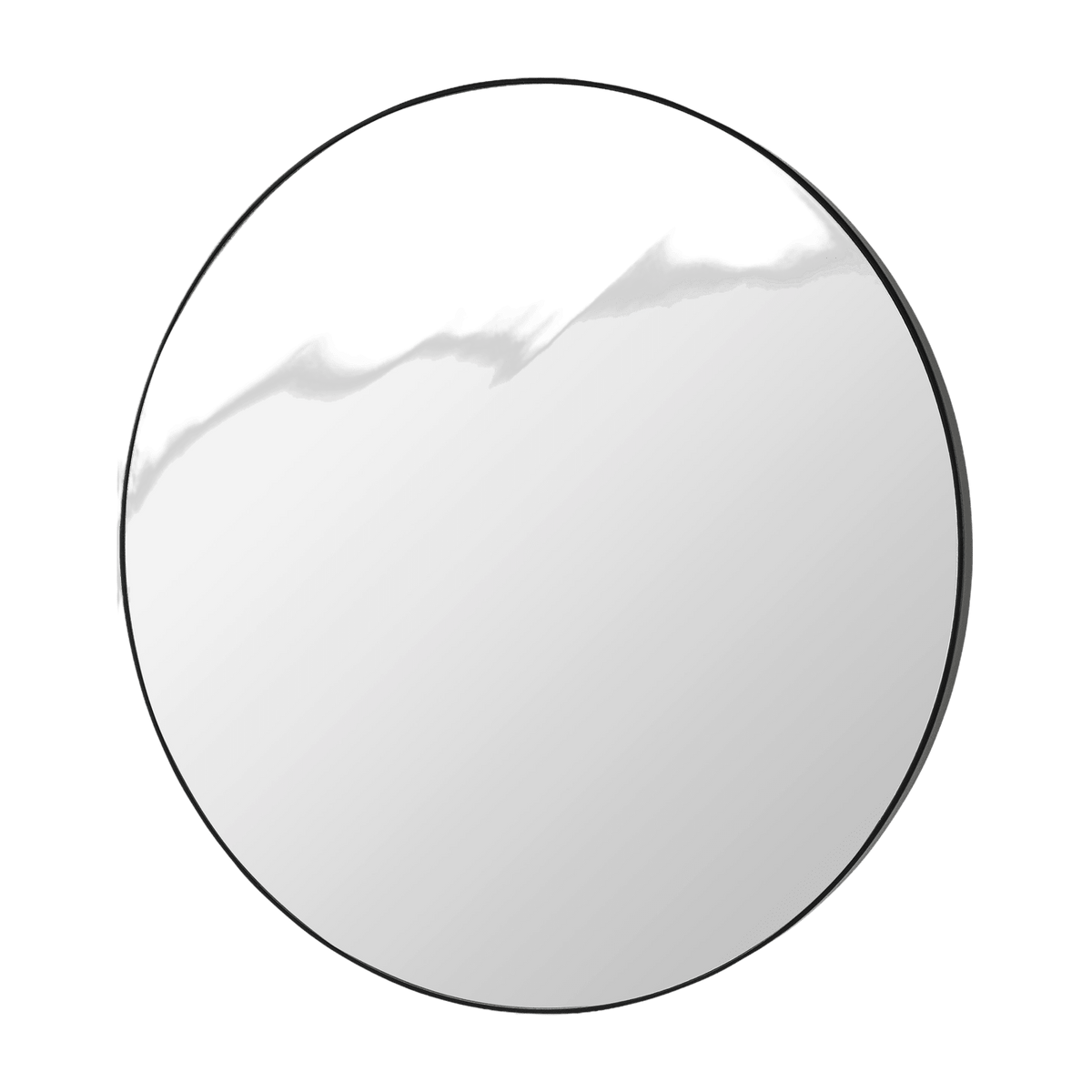 Miroir rond en bois noir 110 cm Complete - Broste Copenhagen - The Cool Republic