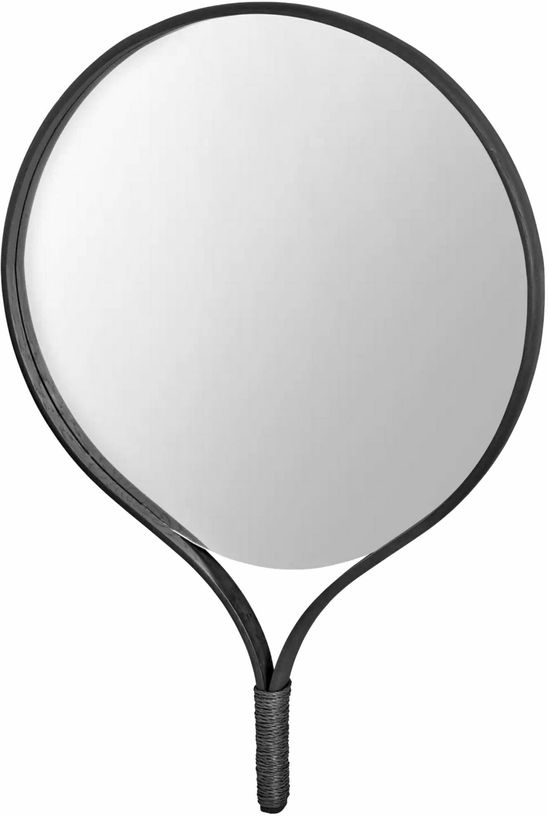 Miroir rond en chêne noir Racquet - Bolia - The Cool Republic
