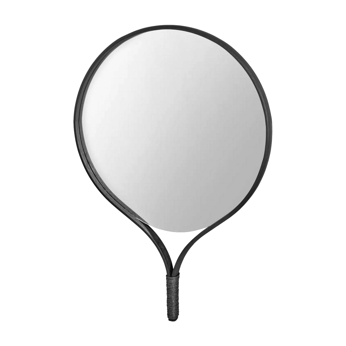 Miroir rond en chêne noir Racquet - Bolia - The Cool Republic