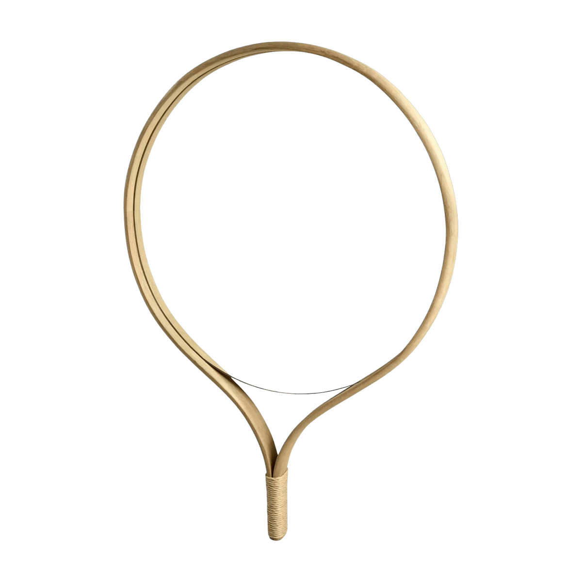Miroir rond en chêne Racquet - Bolia - The Cool Republic