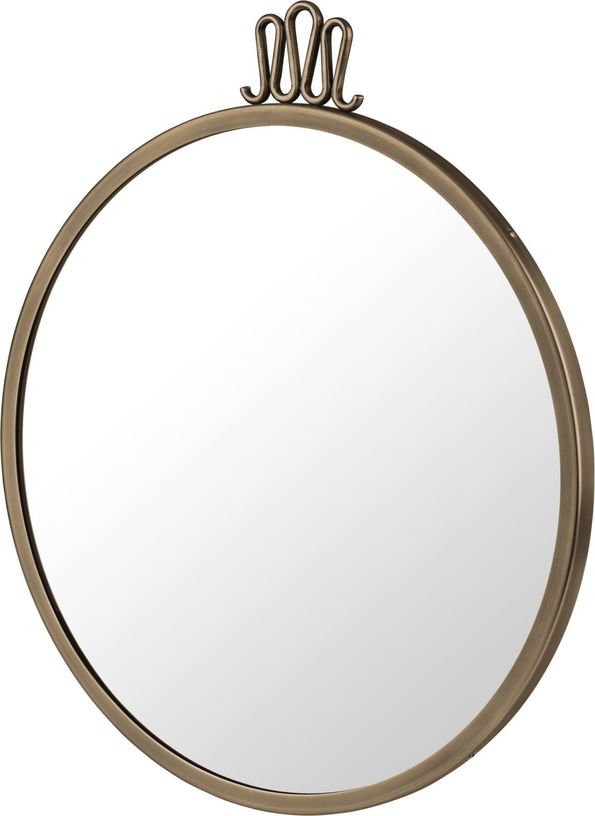 Miroir rond en laiton 42 cm Randaccio - Gubi - The Cool Republic