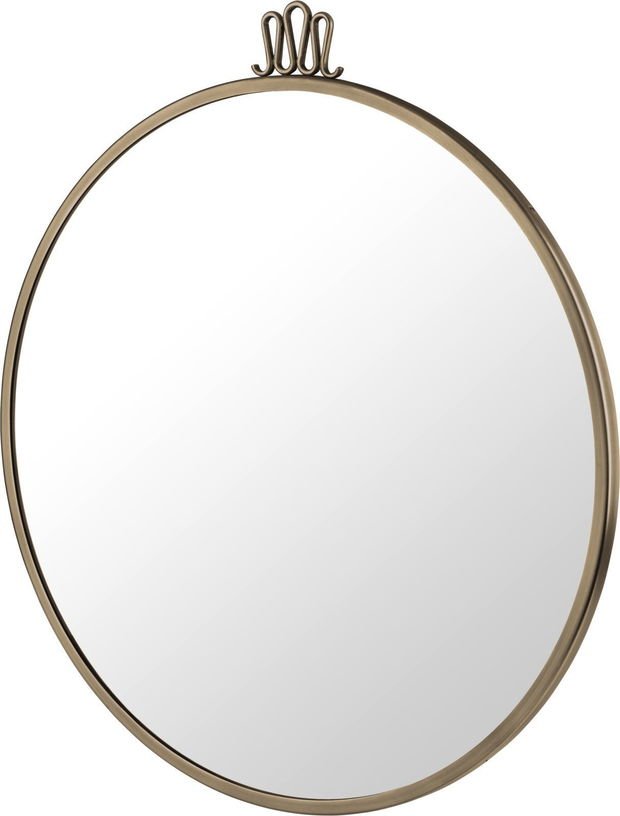 Miroir rond en laiton 60 cm Randaccio - Gubi - The Cool Republic