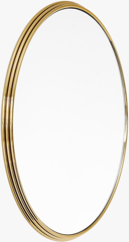 Miroir rond en laiton 66cm Sillon SH5 - &tradition - The Cool Republic