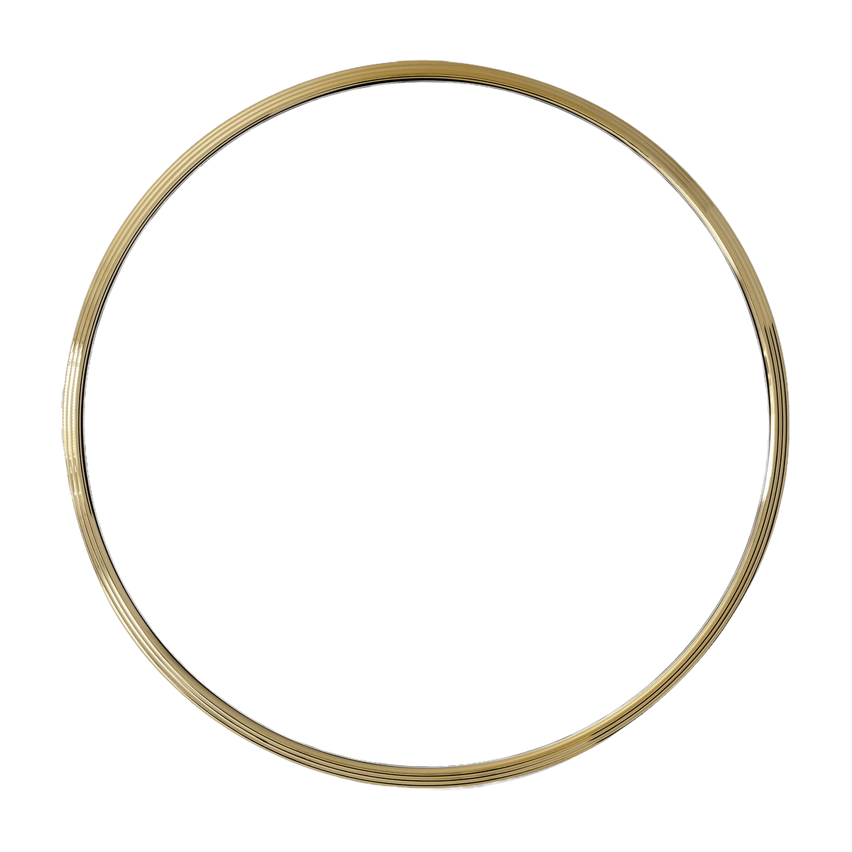 Miroir rond en laiton 66cm Sillon SH5 - &tradition - The Cool Republic