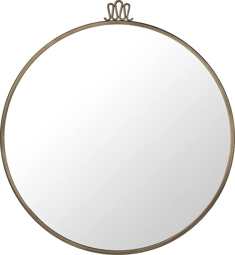 Miroir rond en laiton 70 cm Randaccio - Gubi - The Cool Republic