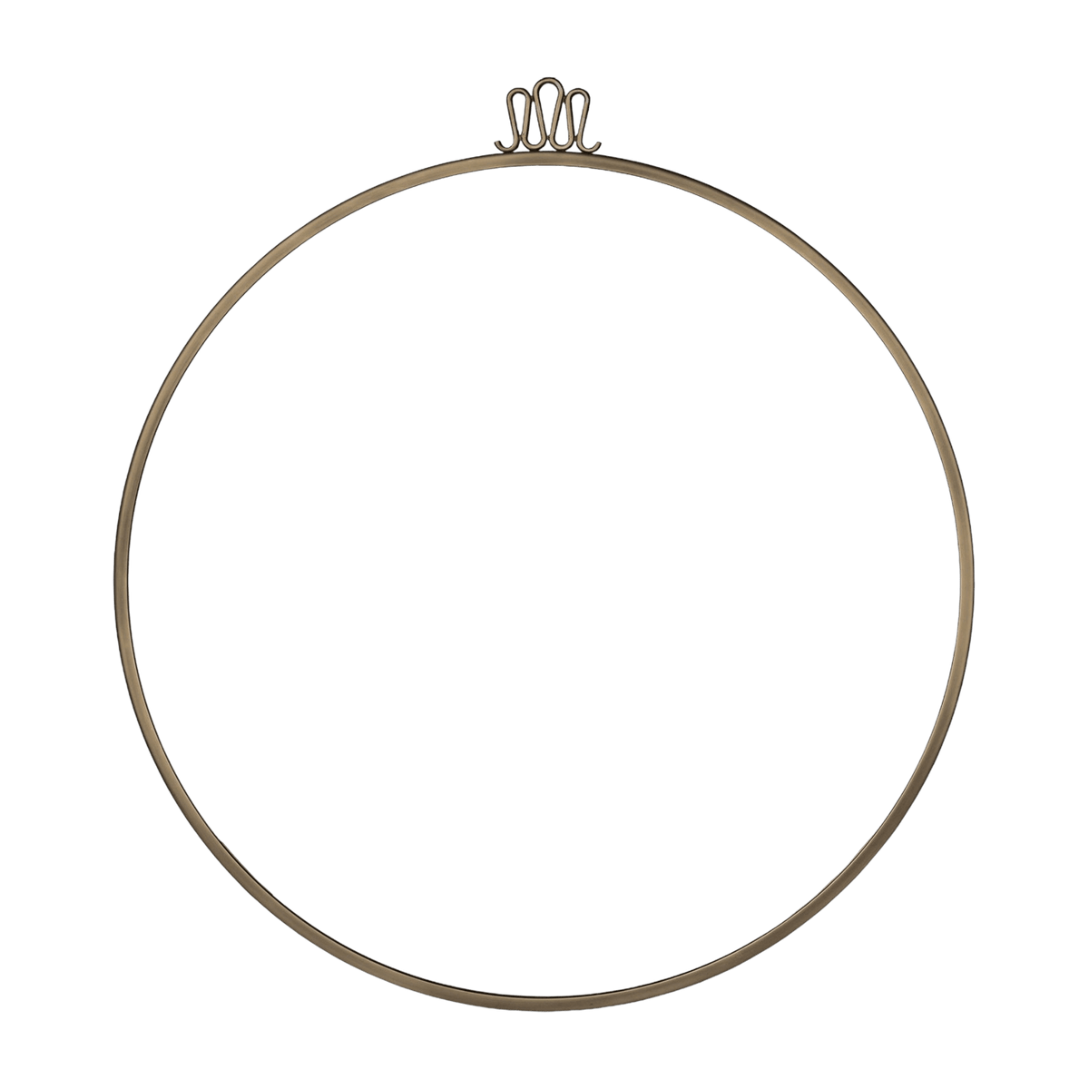 Miroir rond en laiton 70 cm Randaccio - Gubi - The Cool Republic