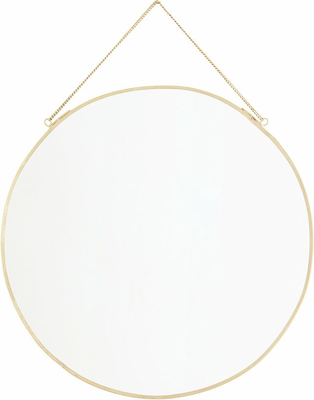 Miroir rond en laiton or - Madam Stoltz - The Cool Republic