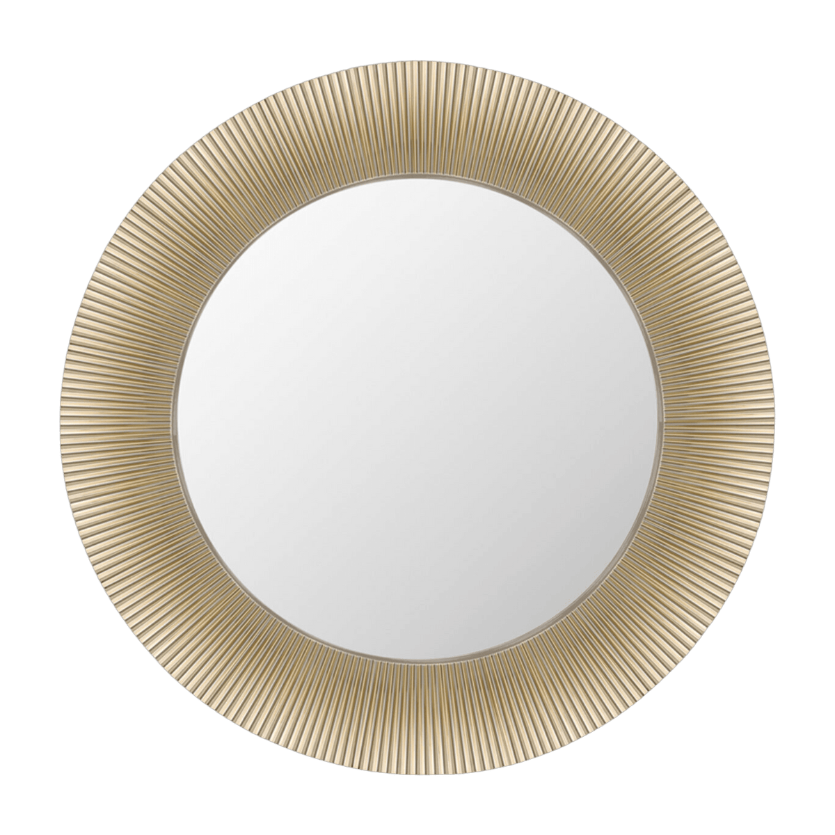 Miroir rond en métal doré 78 cm Saints - Kartell - The Cool Republic