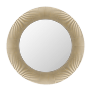 Miroir rond en métal doré 78 cm Saints - Kartell - The Cool Republic