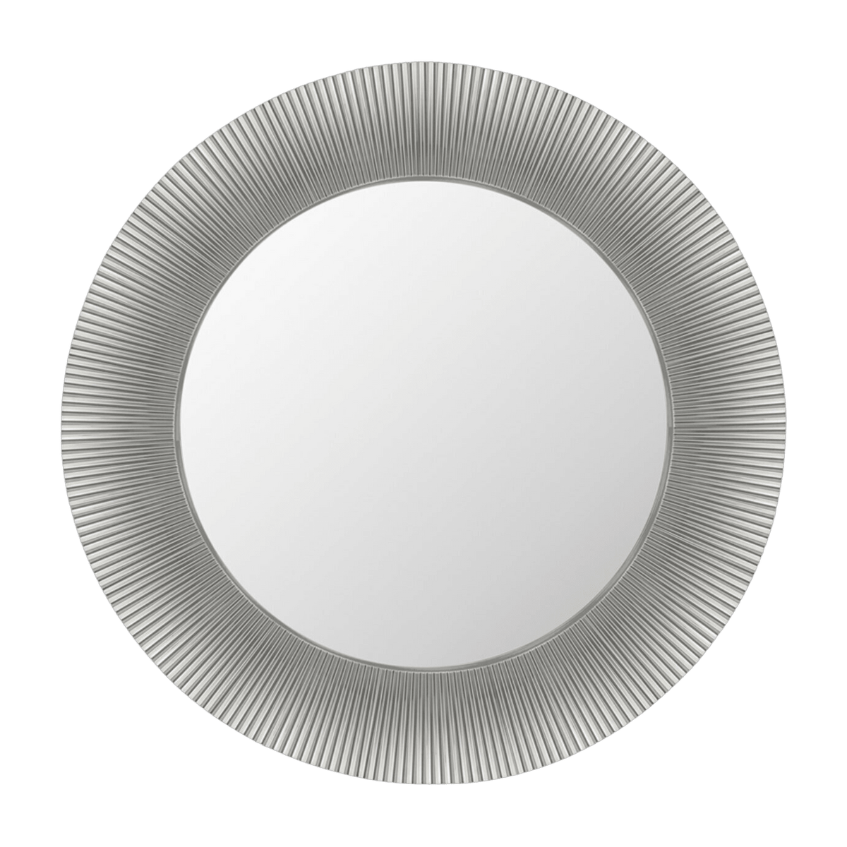 Miroir rond en métal gris 78 cm Saints - Kartell - The Cool Republic