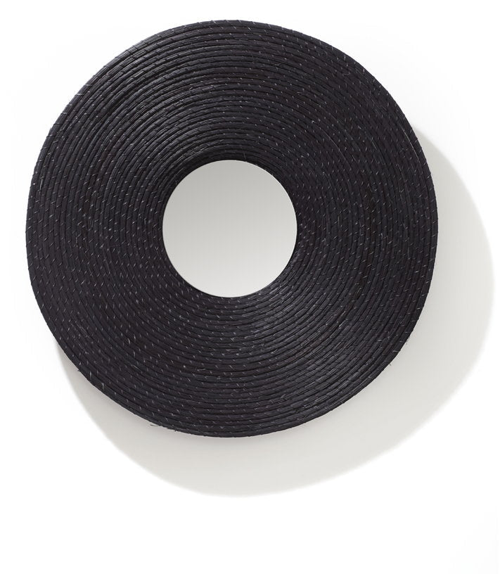Miroir rond en palmier noir Killa - Ames - The Cool Republic